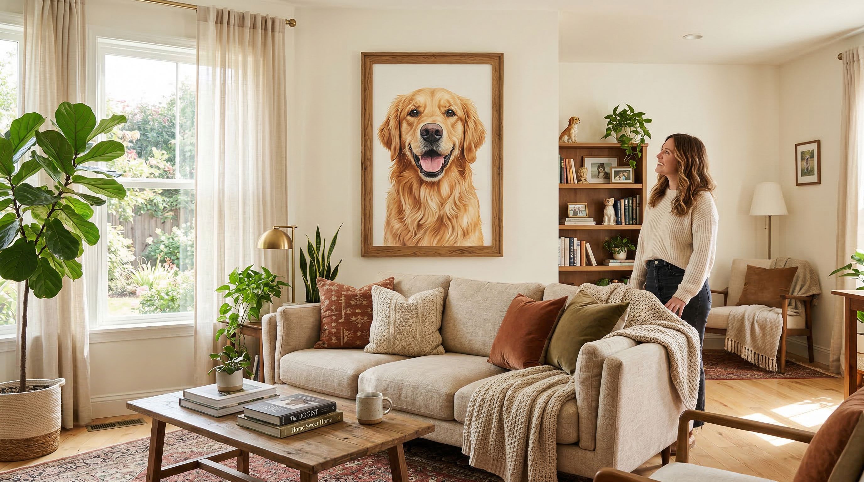 Custom Pet Portrait Wall Art