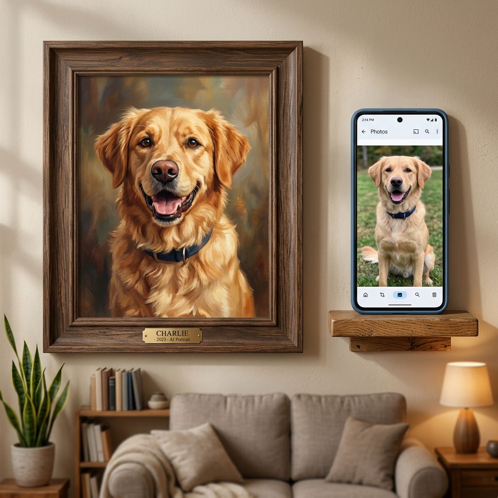 She Will Hang It on the Wall Forever