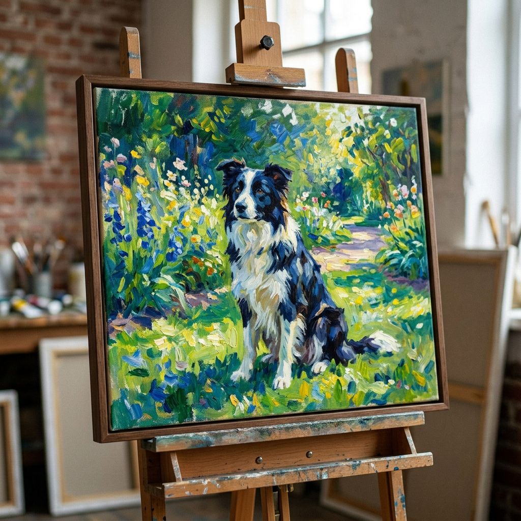 Monet-Inspired Pet Portraits Full of Light