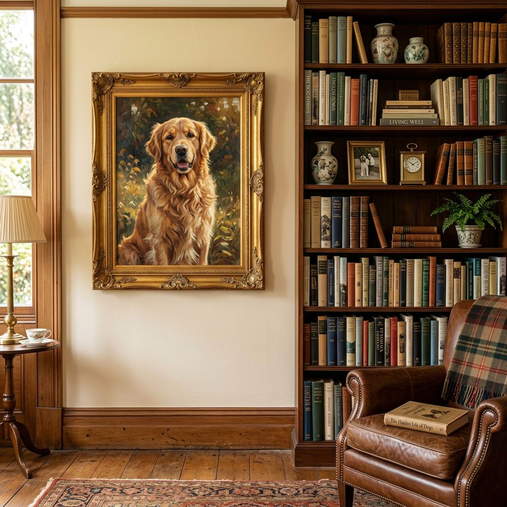 From Photo to Framed Oil Portrait — Ready to Display