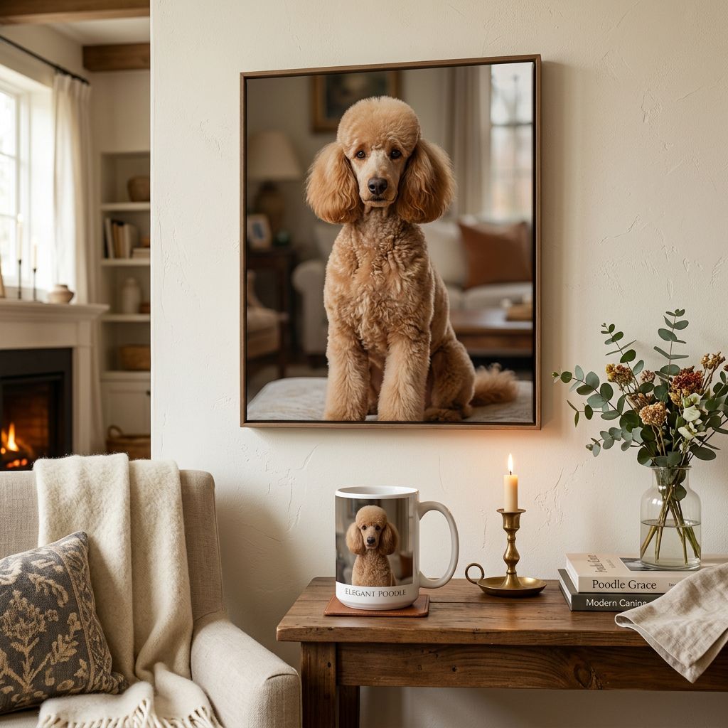 Poodle Portraits and Gifts for the Sophisticatedly Dog-Obsessed