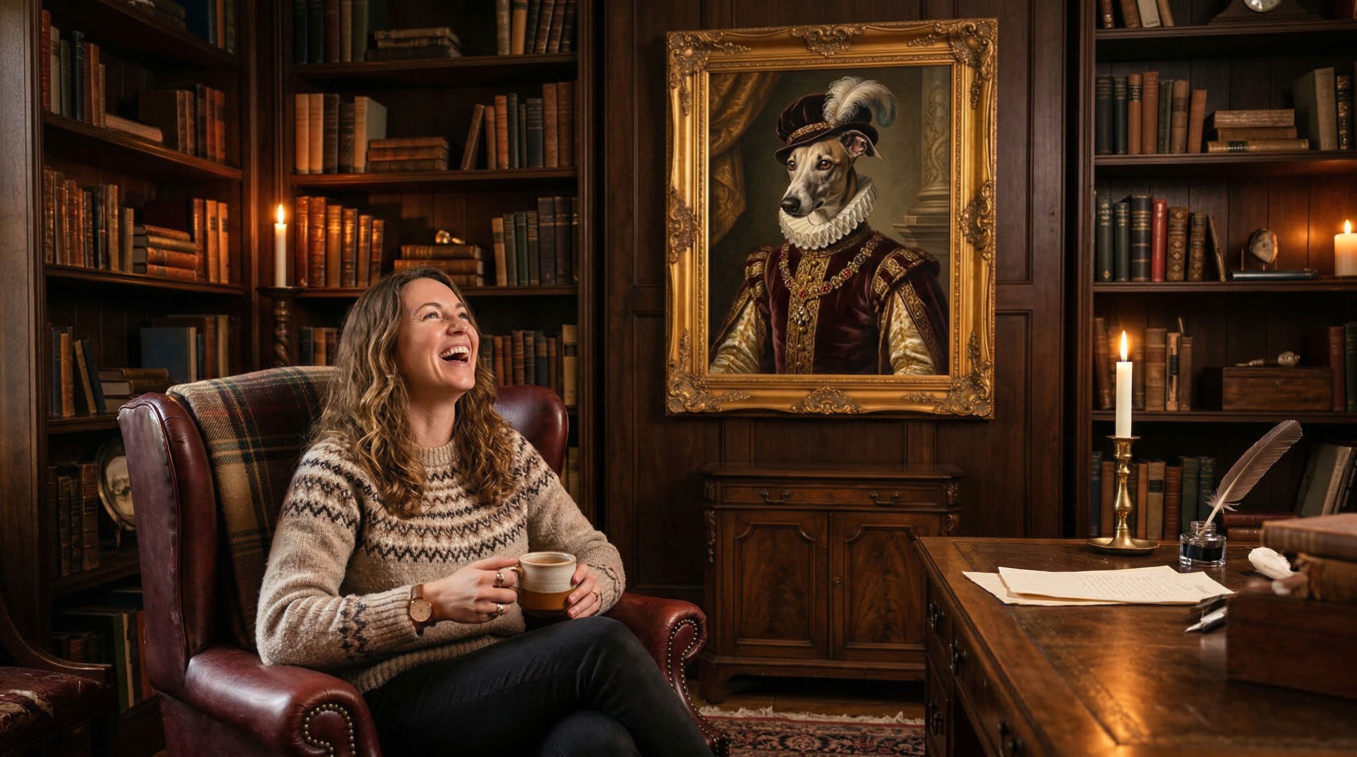 Renaissance Dog Portrait — Your Pet as a Noble