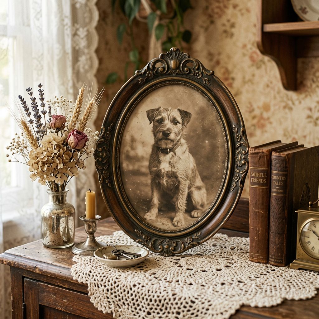 Vintage Pet Portraits Feel Like They've Always Been There