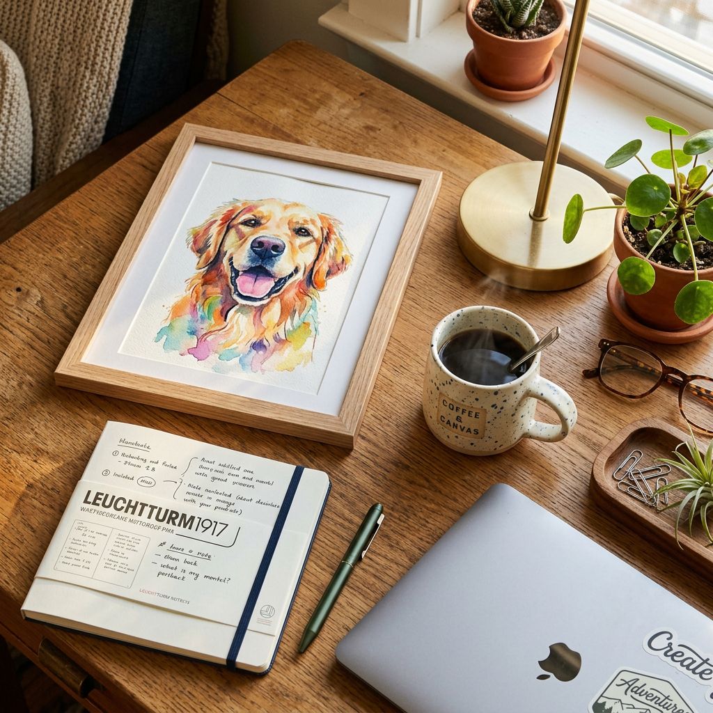 From Upload to Watercolor Portrait in Minutes